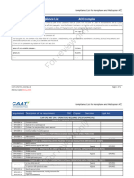 CAAT-OPS-TCCL-103 - Compliance List For Aeroplane and Helicopter TCAR OPS Part SPA