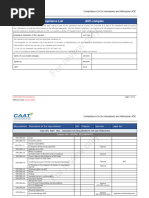 CAAT-OPS-TCCL-101 - Compliance List For Aeroplane and Helicopter TCAR OPS Part ORO