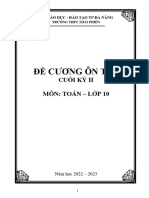 De cuong 10 cuối kỳ 2- NH 22-23