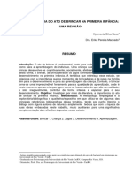 A Importância Do Ato de Brincar Na Primeira Infância