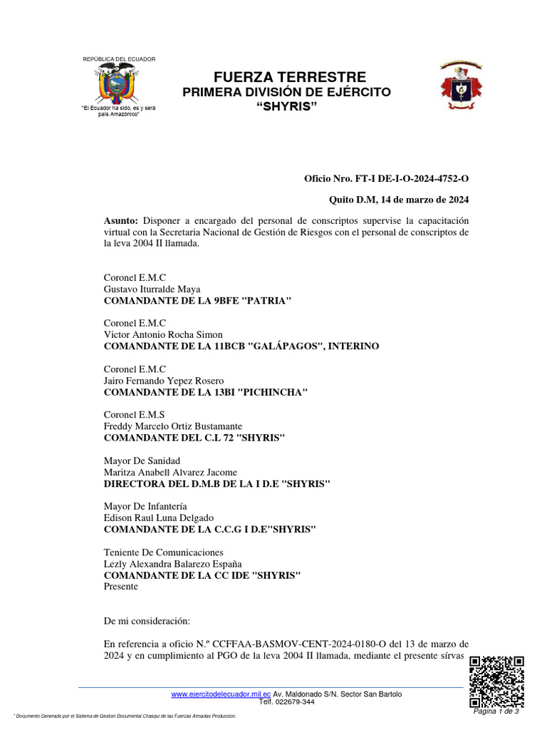 fuerza-terrestre-primera-divisi-n-de-ej-rcito-shyris-pdf-militar