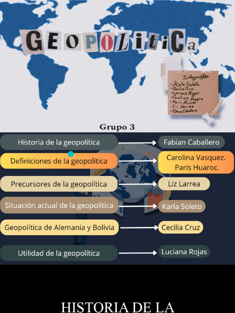 Historia de La Geopolitica | PDF | Geopolítica | Ciencias Políticas