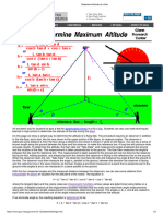 Determine Altitude of A Kite