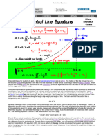 Control Line Equations