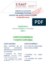 Sesión 11 - Costo Económico y Contable