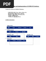 Exp14 Case Study1 Company Dtabase