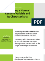 Chapter 2 - Lesson 1 - Illustrating A Normal Probability Distribution and Its Properties