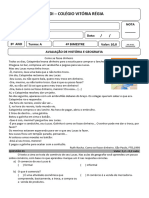 Prova de História e Geografia 4º Bim 2015