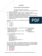 SOAL BUMN, BUMS, Pendapatan Nasional Dan Ketenagakerjaan