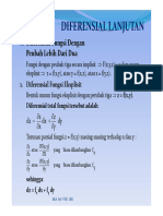 Diferensial Lanjutan