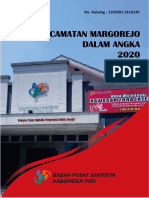 Kecamatan Margorejo Dalam Angka 2020