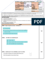 2º Trime Examen Eca 4º Egb Rosa