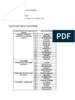 Daftar Obat Generik Dan Esensial 2021