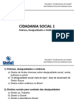 Cidadania Social 1 - Pobreza, Desigualdades e Violência - Estado - 2023.2