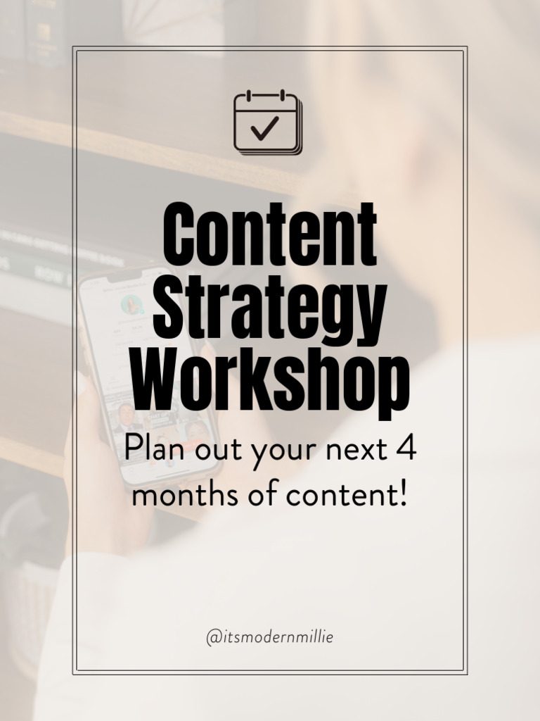 (Fillable) Content Strategy Worksheet With Millie | PDF | You Tube ...