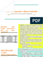 Caso Sra. Agostini Vs Banco Falabella