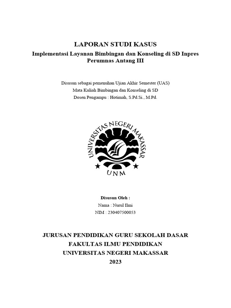 Implementasi Bimbingan Konseling di SD | PDF | Karier & Perkembangan ...