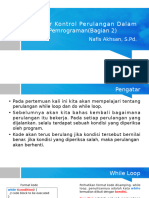 Struktur Kontrol Perulangan Dalam Bahasa Pemrograman Part 2