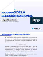 1.2 Axiomas de La Elección Racional