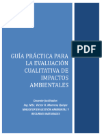 Guía Practica para La Evaluacion de Impactos Ambientales Cualitativos