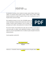 Modelo de Oficio Empresa Coca Cola - Carpa