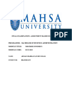 Bbap18011159 Eco 2023 (WM) Macroeconomics