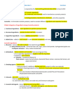 Q3 ConChem Cosmetic Ingredient and Function