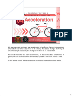 Lecture 4 - Acceleration