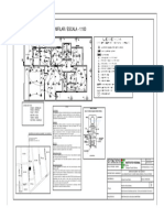 Planta Baixa E Diagrama Unifilar / Escala - 1:100: Fase R - Vermelho Cores de Fios