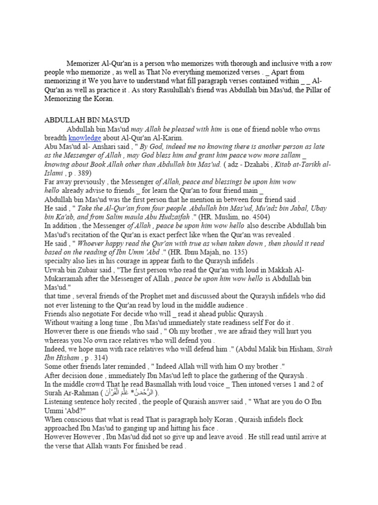 Abdullah | PDF