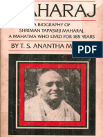 Maharaj - A Biography of Shriman Tapasviji Maharaj, A Mahatma Who Lived For 185 Years by T. S. Anantha Murthy