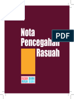 Buku Nota Pencegahan Rasuah SPRM