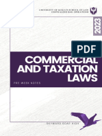UMak BarOps Pre-Week Notes - Commercial and Taxation Laws