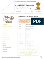 STAFF SELECTION COMMISSION (SSC) - Department of Personnel & Training