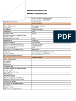 Reference Declaration Form - Modified