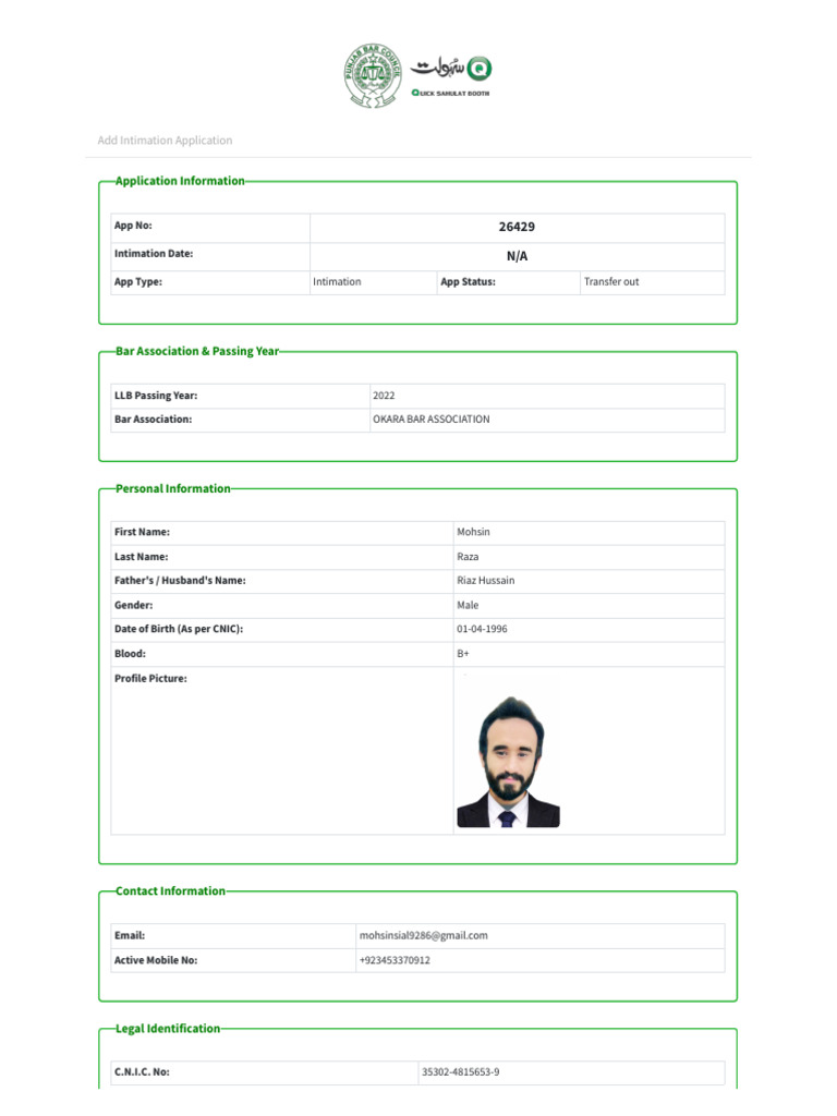Portal punjab bar council pdf lawyer bar association