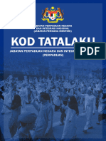 Kod Tatalaku Perpaduan Tahun 2018 - 14082018