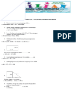 Soal Matematika Kelas 6 SD Bab 3 Luas Dan Volume Dan Kunci Jawaban