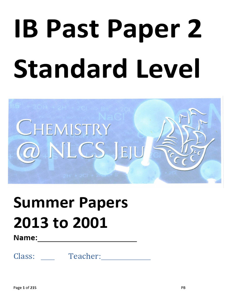 IB ALL EQ P2 by TOPIC s13 To s01 4students 215 Pages PB | PDF