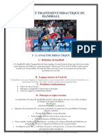 Analyse Et Traitement Didactique Du Handball - Analyse Et Traitement Didactique Du Handball