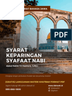 Khutbah Jumat Bahasa Jawa Syarat Keparingan Syafaat Nabi Dakwah Id