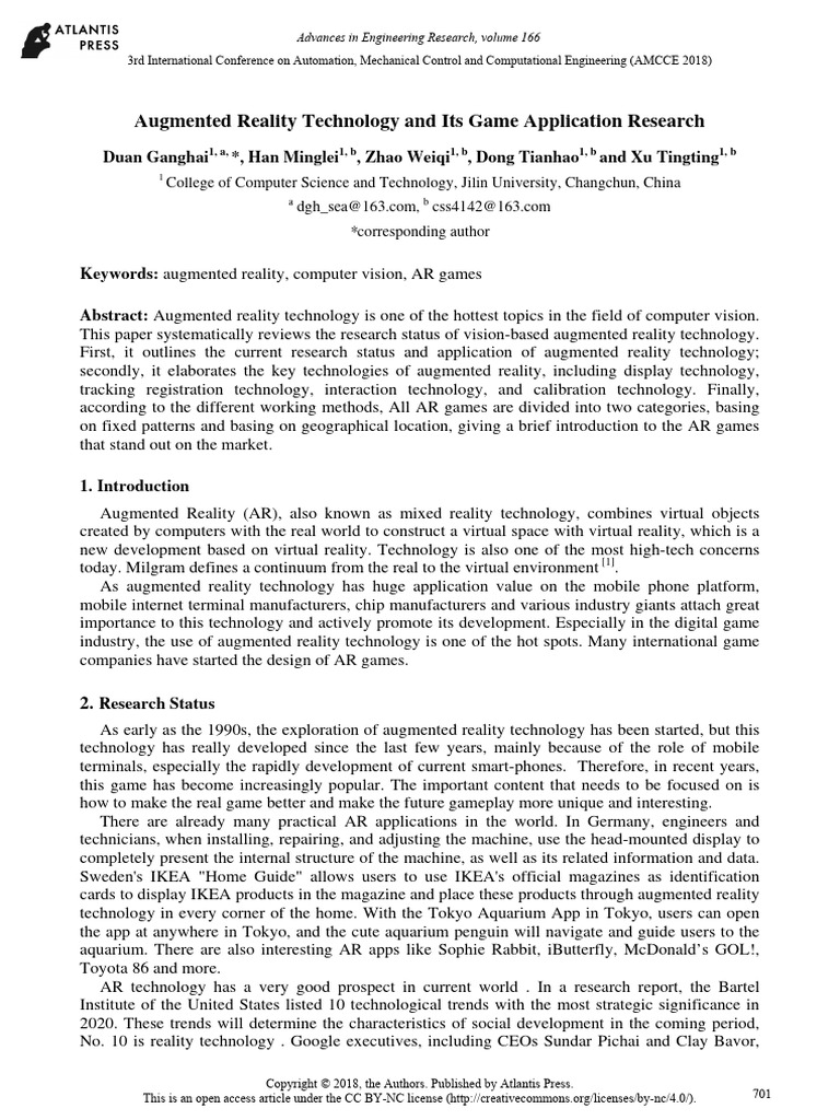 Augmented Reality Pdf