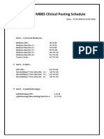 Clinical Posting Schedule 27-03-24 To 02-04-2024