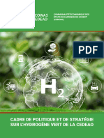 Politique de L'hydrogene Vert en Afrique de L'ouest