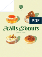 Kalis Donuts Price List