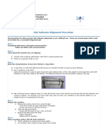 Dial Indicator Alignment Procedure