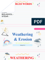Earth Science Weathering and Erosion Report