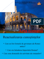 Cultura Romana Arhitectura Arta