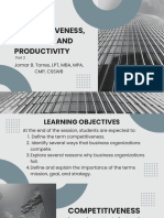 Chapter 2 Competitiveness Strategy and Productivity Part 2