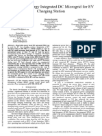 Renewable Energy Integrated DC Microgrid For EV Charging Station